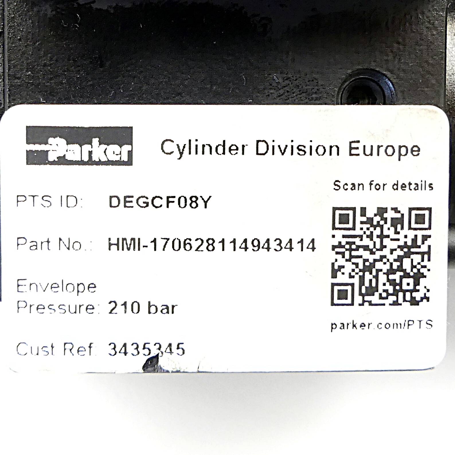 Parker Hydraulikzylinder (HMI-170628114943414)-1