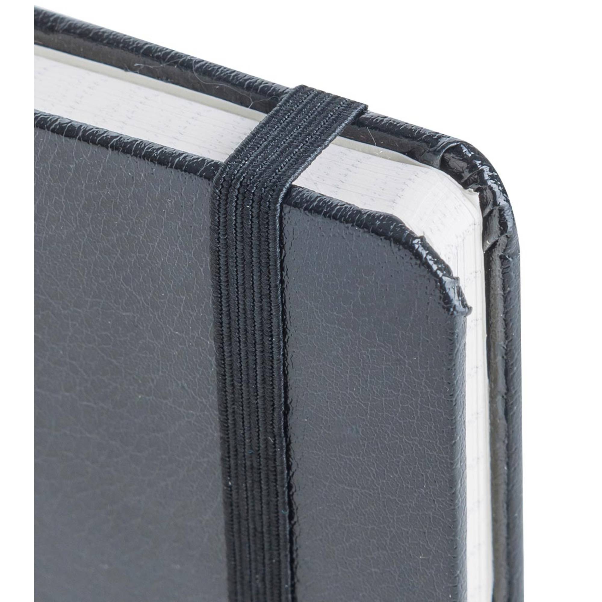 Notizbuch A4 HC 96Bl sw kar-1
