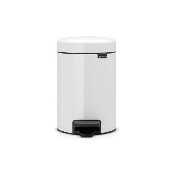 NewIcon Treteimer 3L weiß
