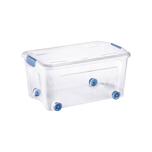 Combi Box Rollen Clipdeckel 43l tr/bl