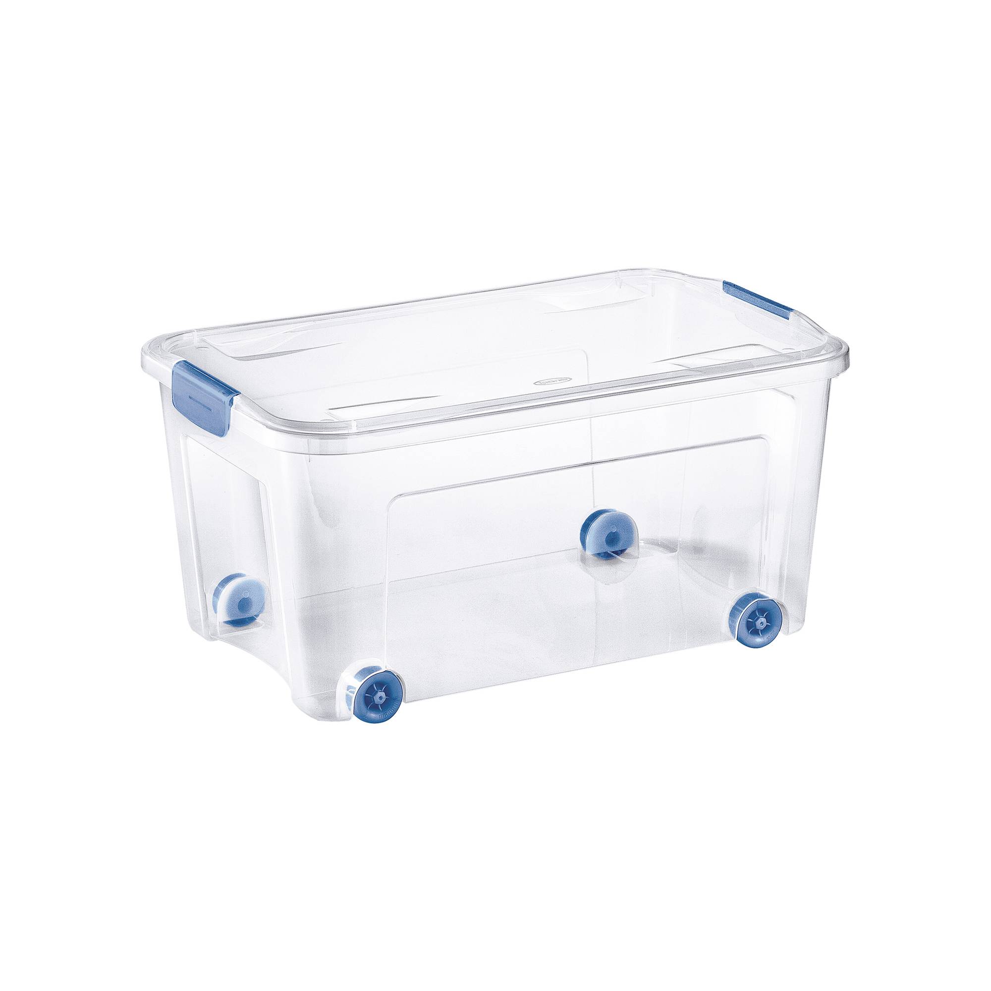 Combi Box Rollen Clipdeckel 43l tr/bl-0