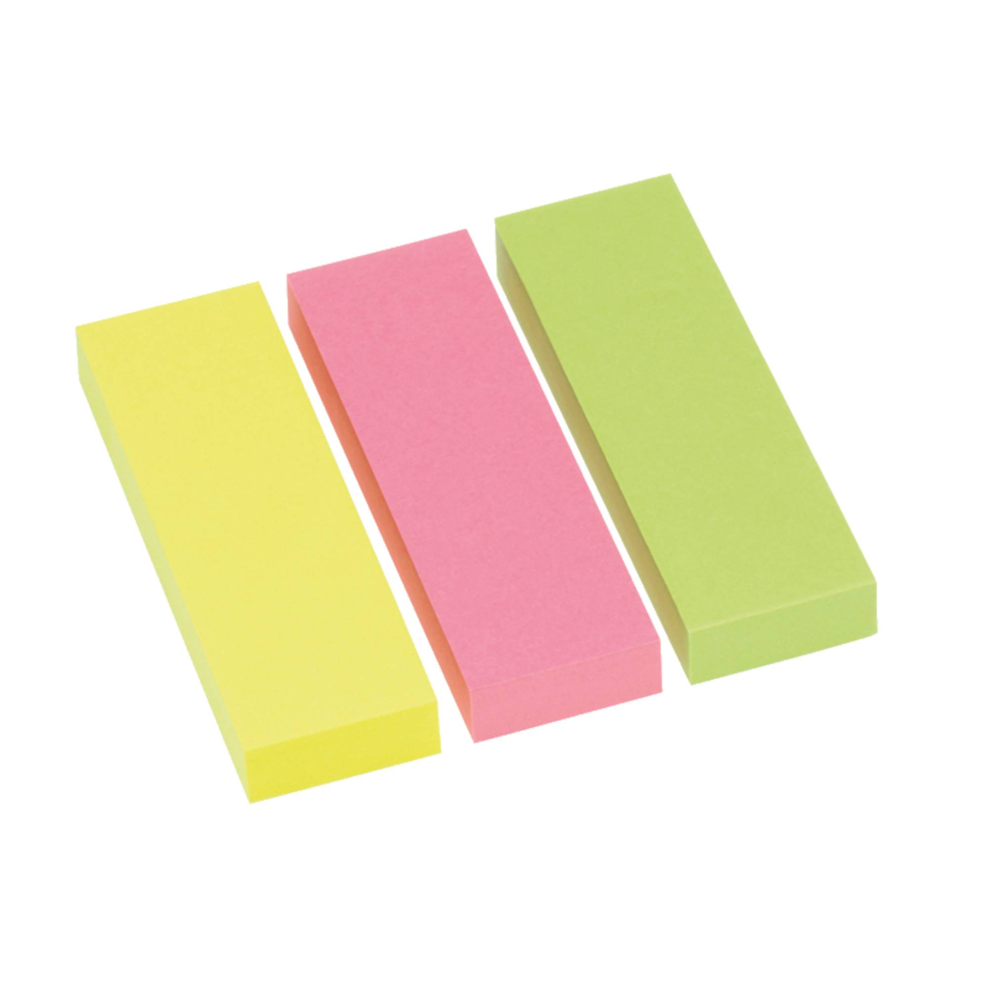 Haftmarker 25x75mm 100Bl sort 3St-1