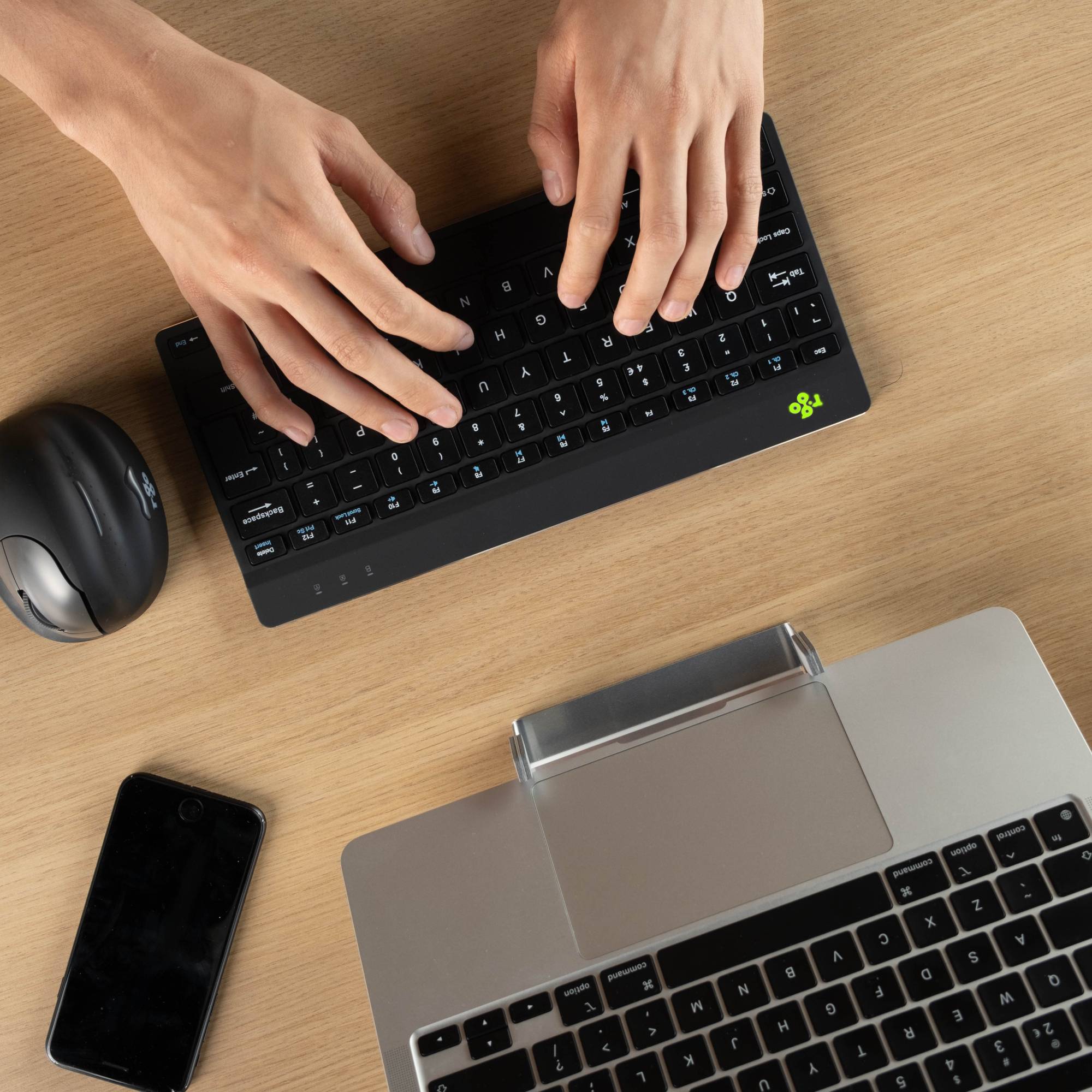 R-Go Compact Break e nomic keyboard QWERTZ DE 1 m Bluetooth-3
