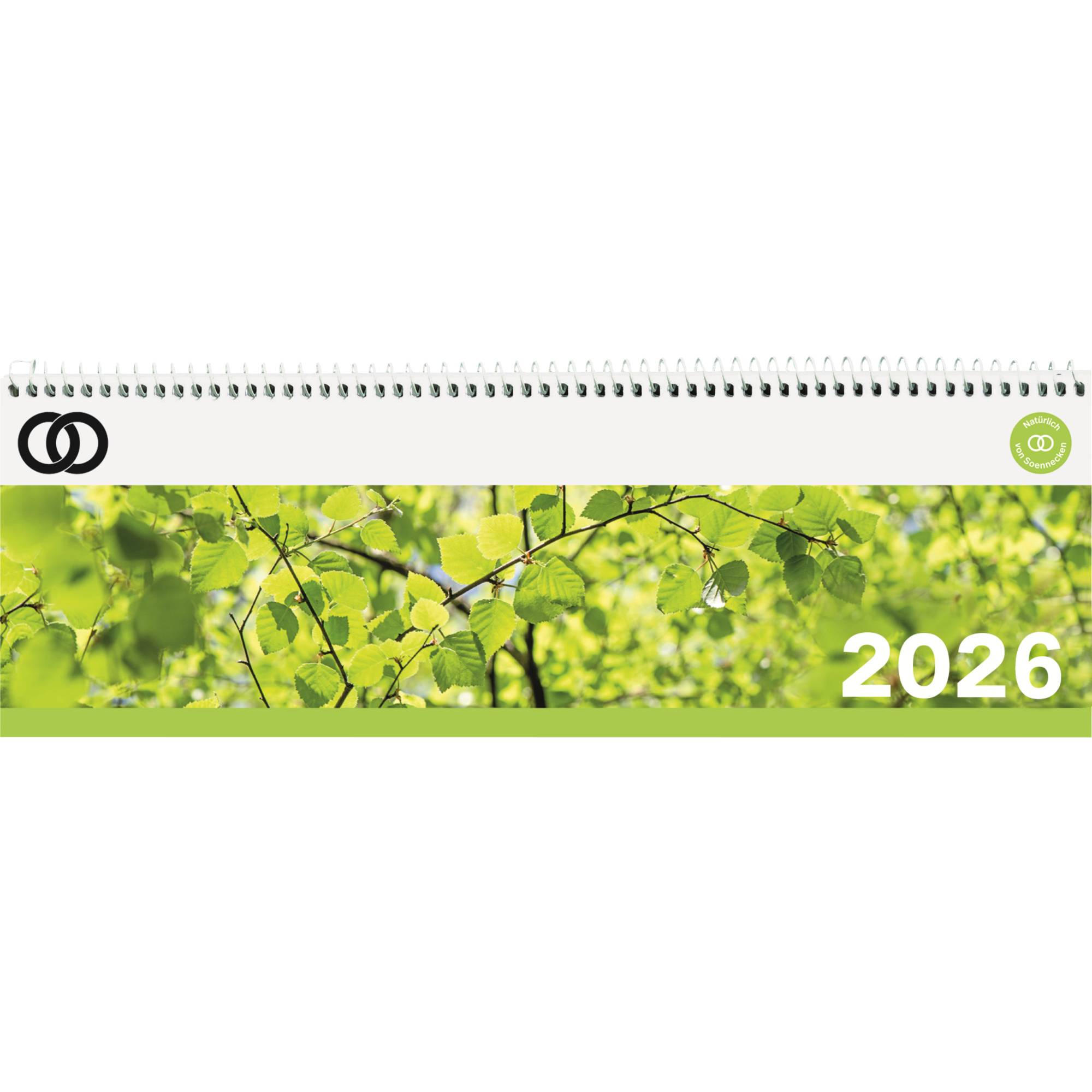 Schreibtischquerkalender oeco 2026 60Seiten 1W/1S-0