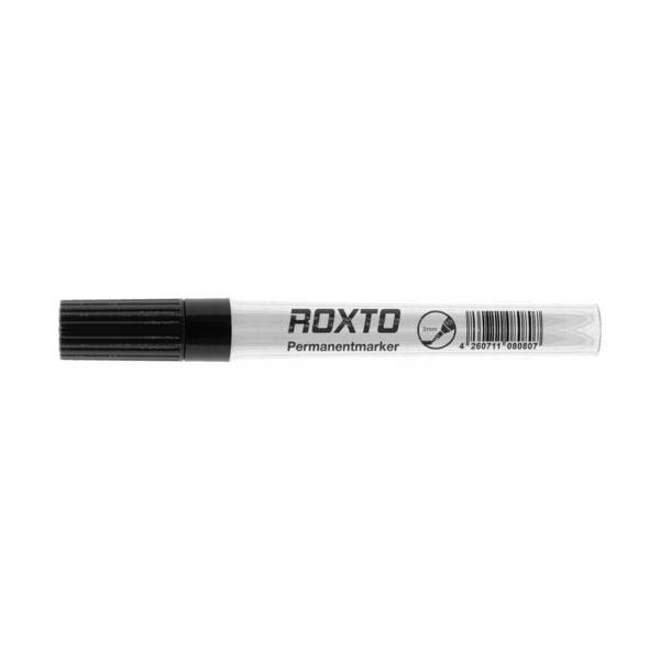 Permanentmarker Roxto Rundspitze 4mm sw