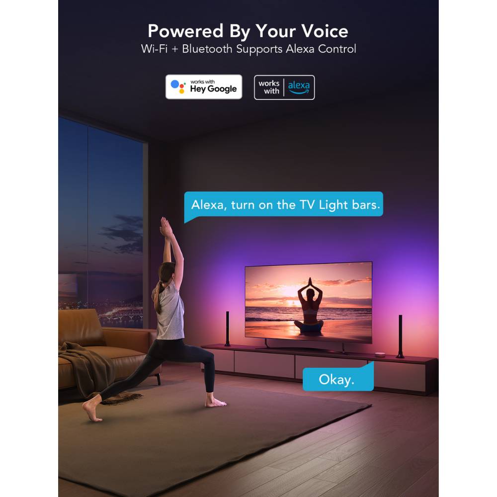 Govee RGBIC TV Lichtbalken für 45""- 70"" TVs H6046311-2