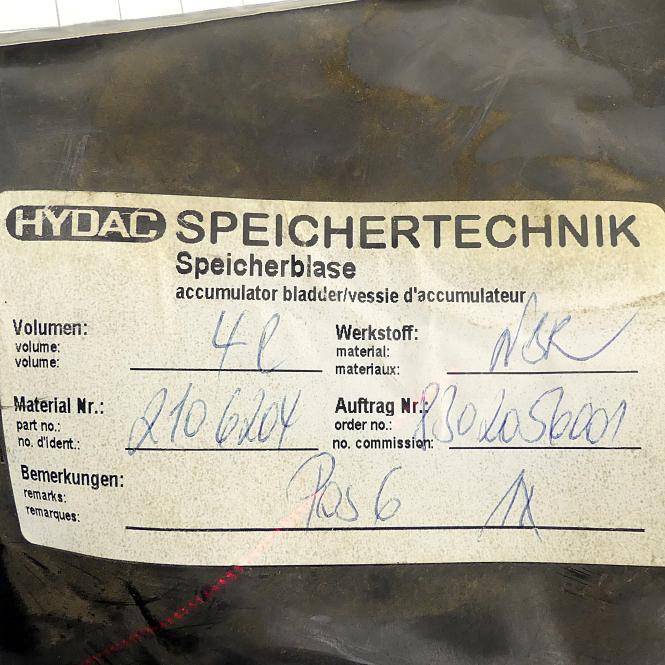 Hydac SB330/400-4 NBR, Reparatursatz, P/n: 2106204-1