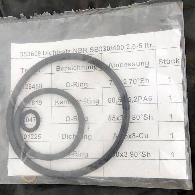 Hydac SB330/400-4 NBR, Reparatursatz, P/n: 2106204-2