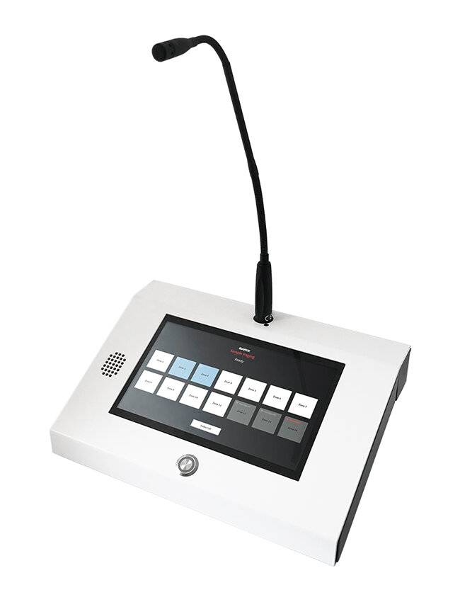 Desktop IP Intercom Paging Master Station Touchscreen, PoE powered-0