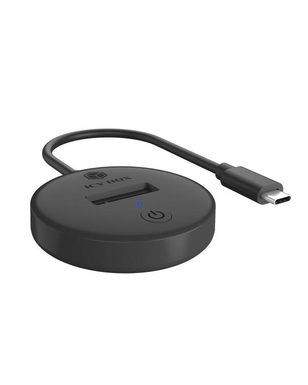 IB-1610MCD-C31, Docking Station für NVME & SATA M.2 SSD, Host USB 3.2 Gen 2, 10 Gbit/s