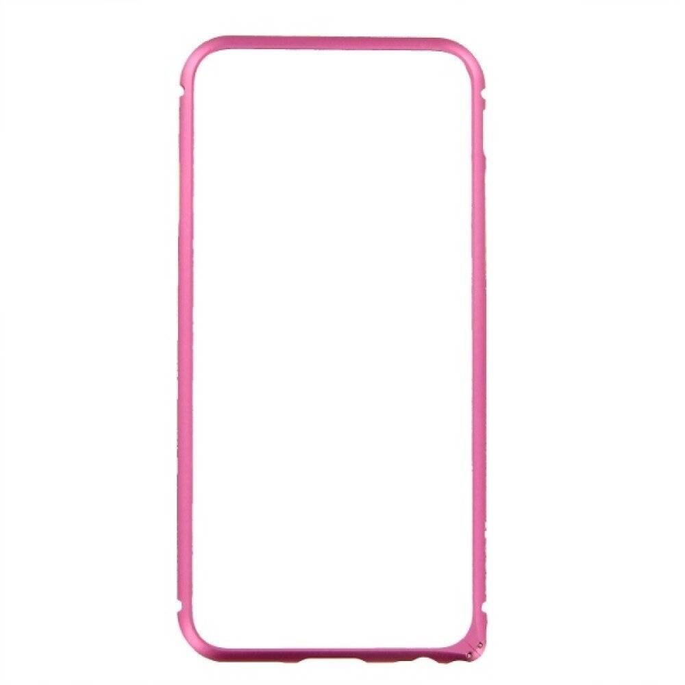 HOCO iPhone 6 / 6S Buckle Metal Bumper Rosa-3