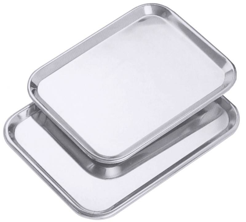 CONTACTO 5401 351 Auslageplatte 35x25x1,2 cm Edelstahl Gastro Küche Profi Koch-0