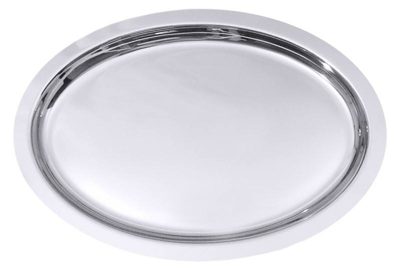 CONTACTO 6908 520 Bankettplatte oval 52x36,5cm Edelstahl Gastro Restaurant Profi-0