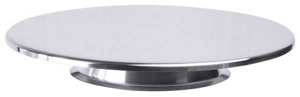 CONTACTO 778 300 Kuchenplatte mit Fuß 31 cm Edelstahl Gastro  Küche Profi Koch