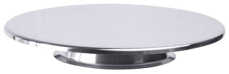 CONTACTO 778 300 Kuchenplatte mit Fuß 31 cm Edelstahl Gastro Küche Profi Koch-0