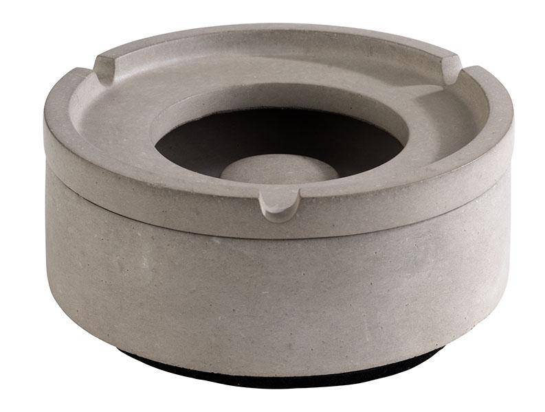 APS Wind-Aschenbecher „Element“ – Premium Aschenbecher aus Beton – 3 Rillen für-0