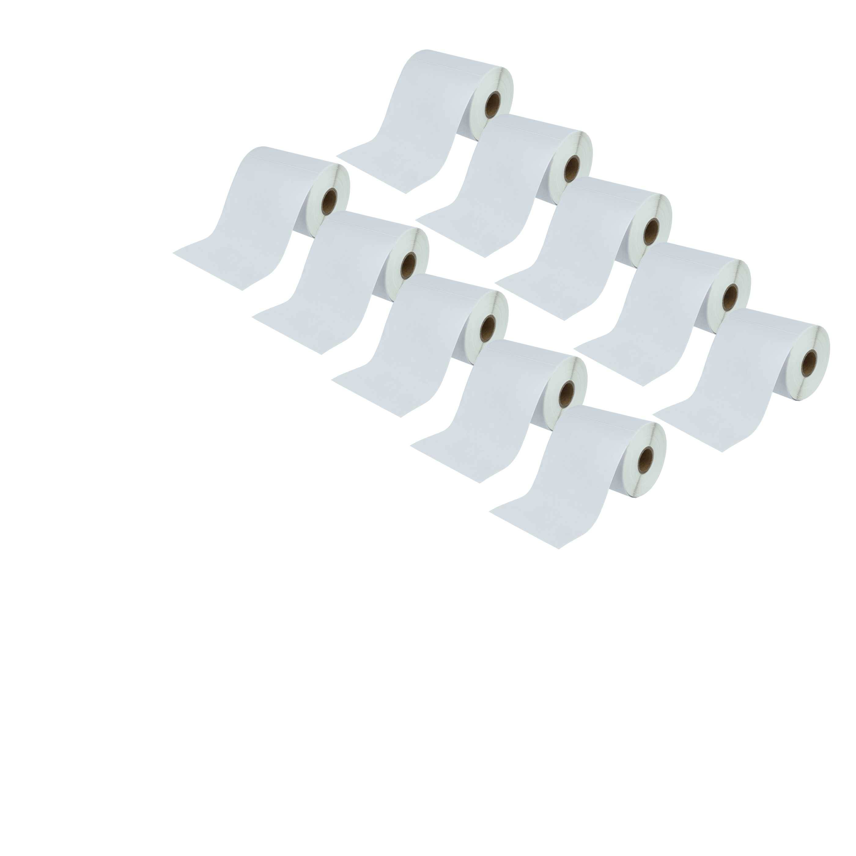 vhbw 10x Rolle 152,4mm x 101,6mm (250 Etiketten) kompatibel mit Zebra TLP3842, TLP3742, Z400, TLP3844-Z, TLP3642 Drucker-0