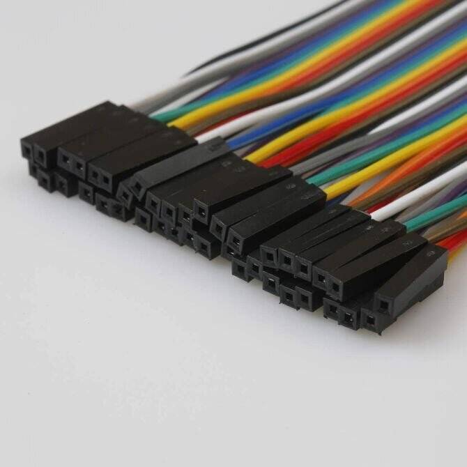 Jumper Wire 10x1Pin Female to Male 40cm for Breadboard, Arduino Projects-0