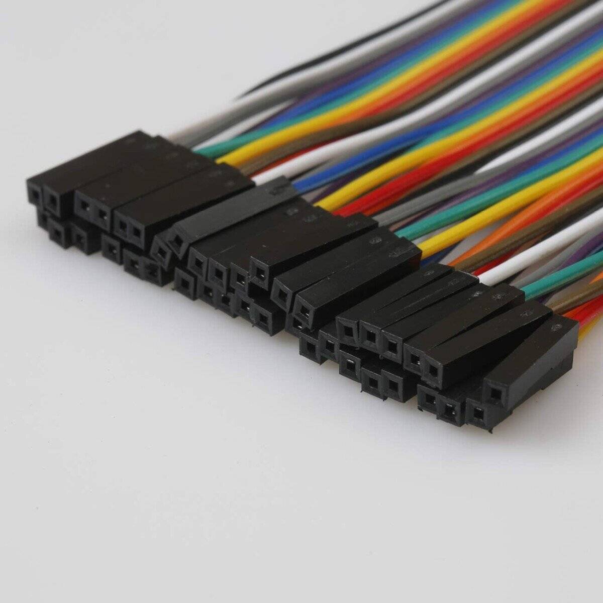 Jumper Wire 10x1Pin Female to Male 40cm for Breadboard, Arduino Projects-1