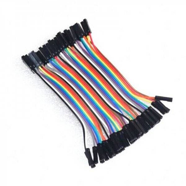 40p 10cm Jumper Wire Kabel Female to Female Steckbrücken Steckbrett-0