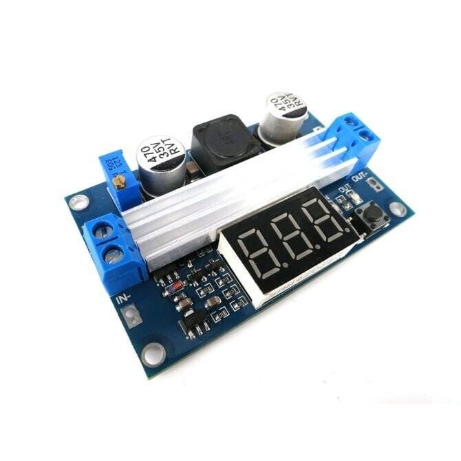 DC-DC Step-up Spannungsregler 100W 3-35V to 3,5V-35V mit LED-Voltmeter Power Module-0