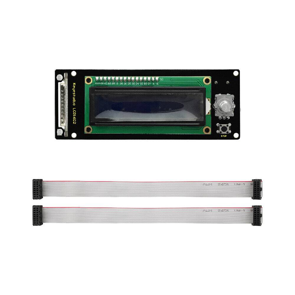 Keyestudio LCD1602 Display 3D Module for Arduino 3D Printer with SD Card Slot Cable-0
