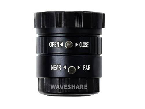 WaveShare 6mm Wide Angle Lens for Raspberry Pi High Quality Camera