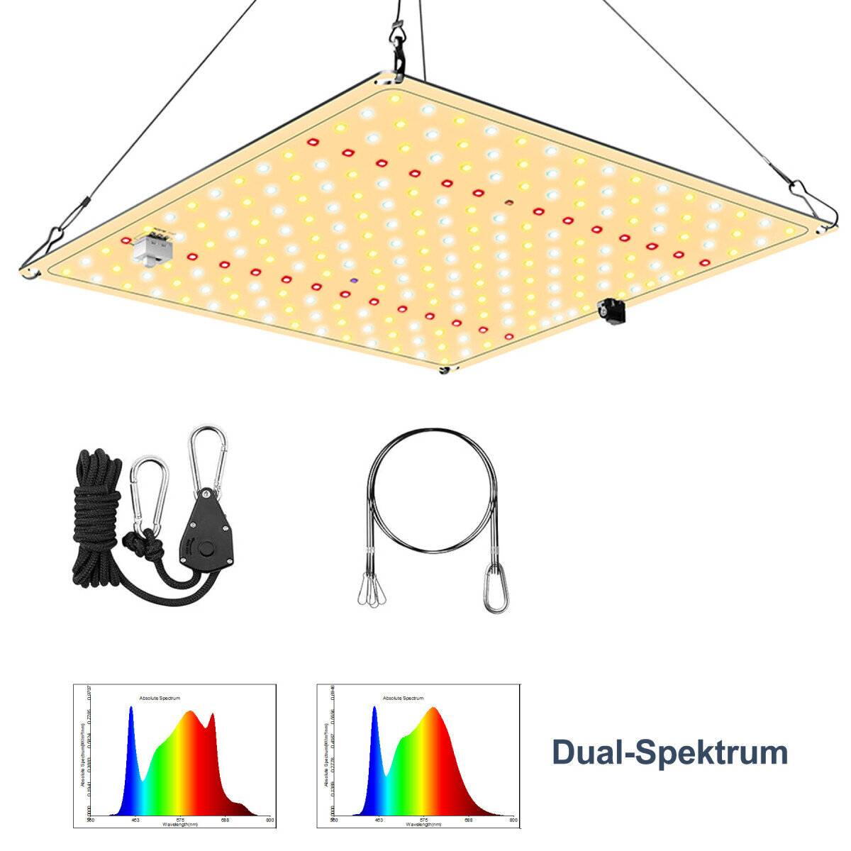85W LED Pflanzenlampe QBD850 Max Voll Spektrum Wachstumlampe Grow Licht Dimmable Pflanzenlicht-1