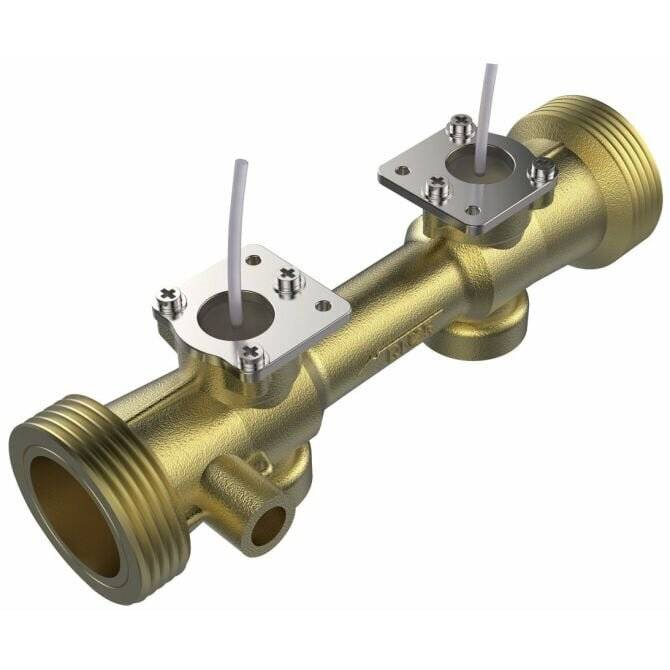 Audiowell Ultrasonic Flow Sensor for Water Meter or Heat DN20, Brass Pipe HS0002