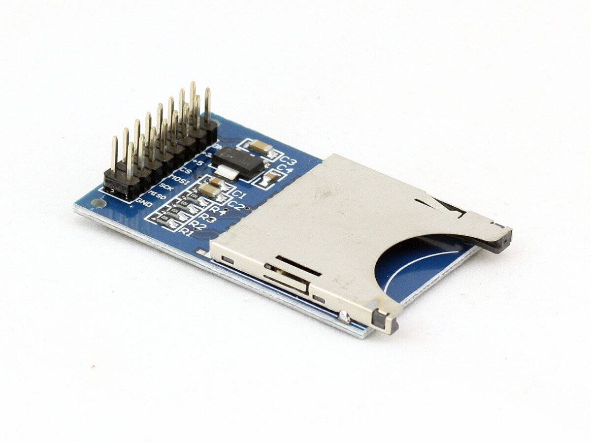 SD Memory Card Module Compatible with Arduino FAT16/32 Format Slot SPI Reader-0