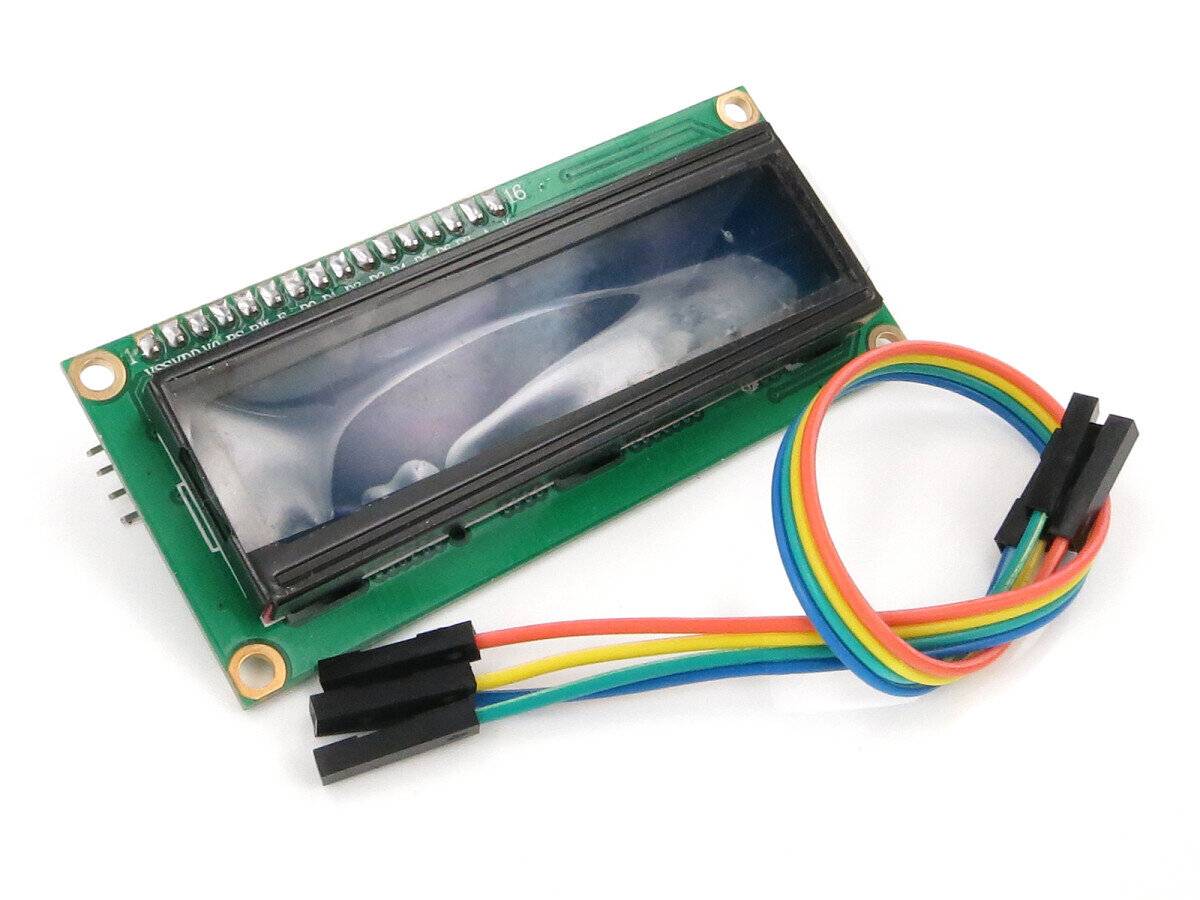Character 16x2 LCD Display Module 1602 White on Blue 5V I2C Interface HD44780-0