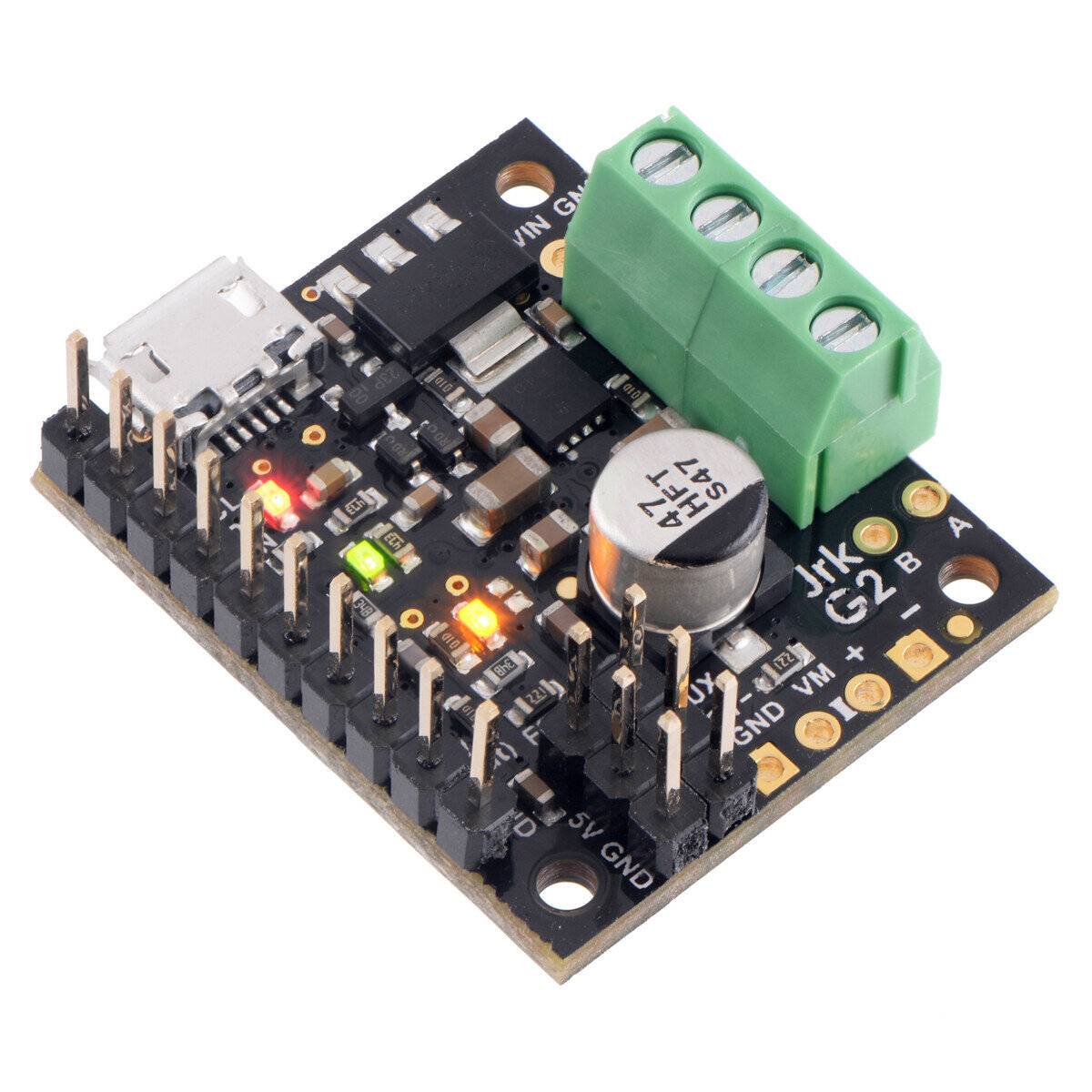 Pololu Jrk G2 21v3 USB Motor Controller with Feedback (Connectors Soldered) 3143