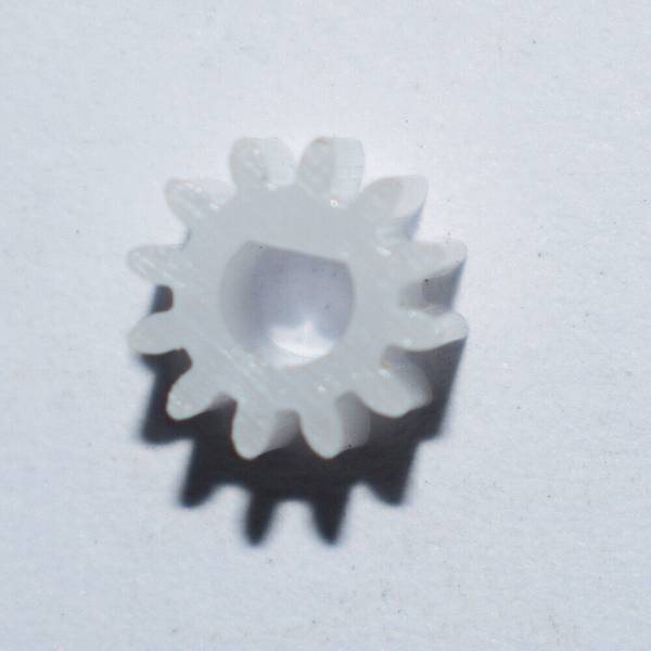12 Zähne Motor-Kunststoffzahnrad 3mm D-Loch for N20 Motor