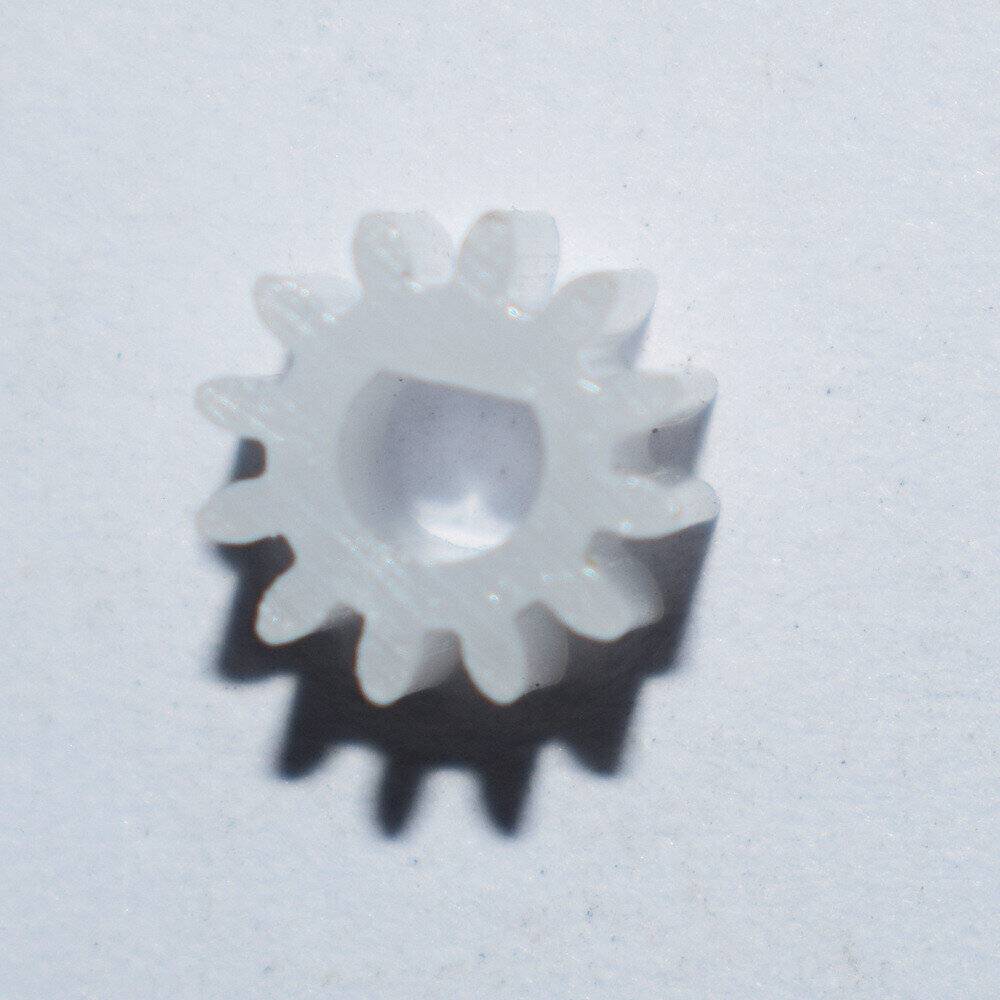 12 Zähne Motor-Kunststoffzahnrad 3mm D-Loch for N20 Motor-0