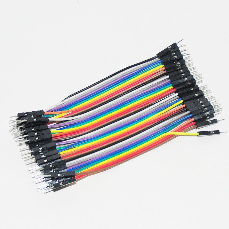 40p 10cm Jumper Wire Kabel Male to Male Steckbrücken Steckbrett-0
