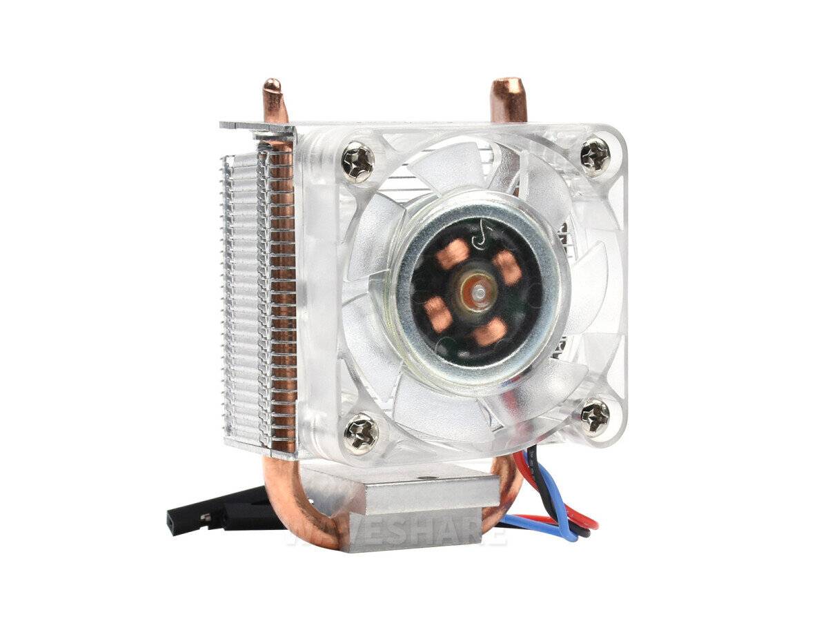 WaveShare ICE Tower CPU Cooling Fan for Raspberry Pi 4/3B+/3B Super Heat Dissipation-0