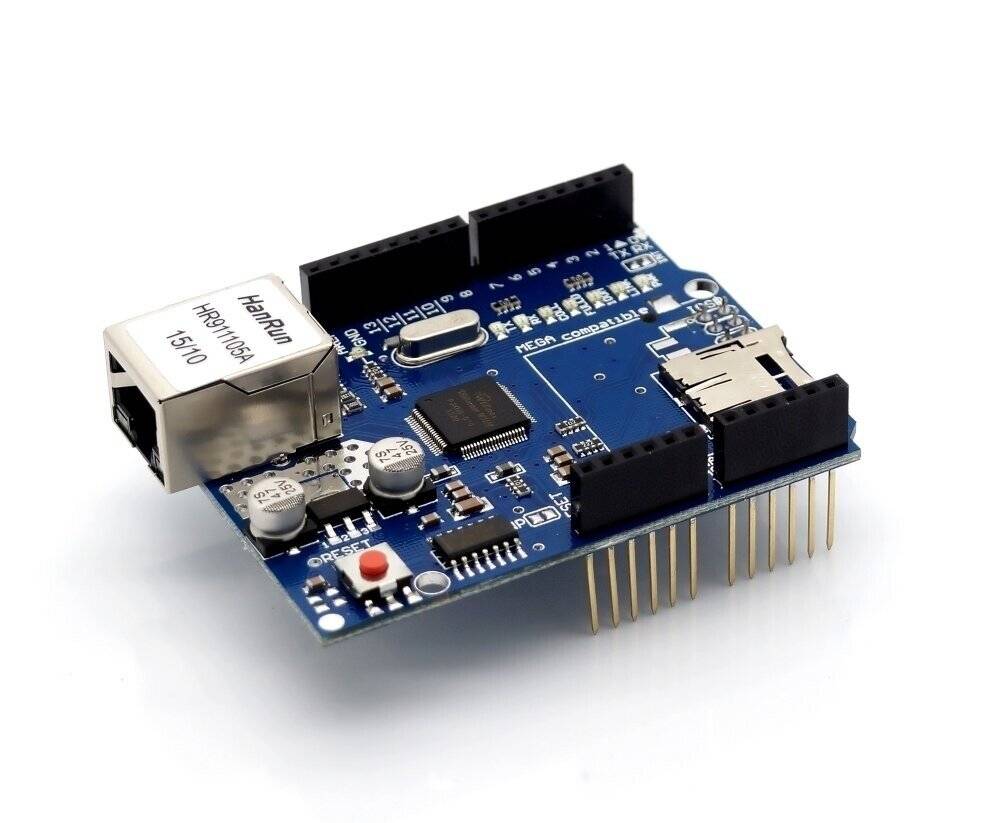 W5100 Ethernet Shield mit Micro-SD-Stecker für Arduino Uno Mega-0