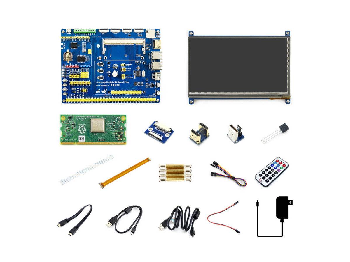 WaveShare Raspberry Pi Compute Module 3+ Development Kit Type B without CM3+-0