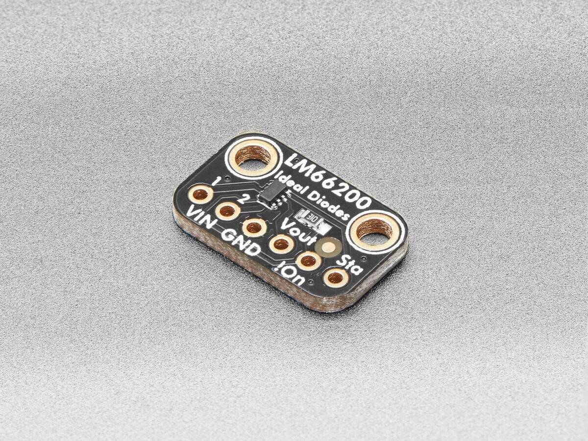 Adafruit LM66200 Ideal Dual Diodes Breakout with Back-Voltage Protection 5830-0