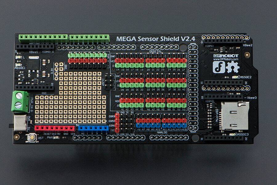 DFRobot Gravity IO Sensor Shield for Arduino Mega Due-0