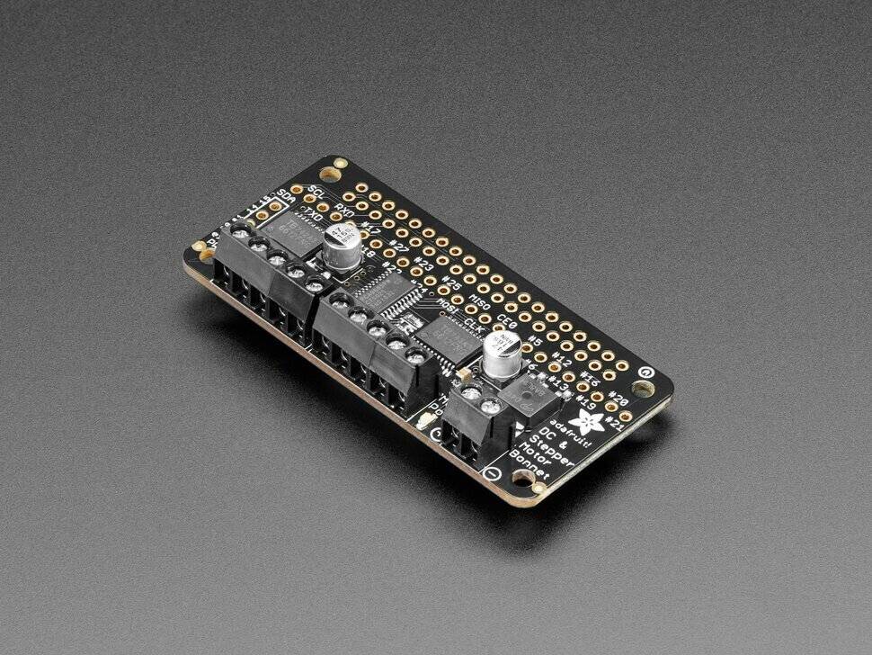 Adafruit DC & Stepper Motor Bonnet for Raspberry Pi PWM Speed Control 4280-5