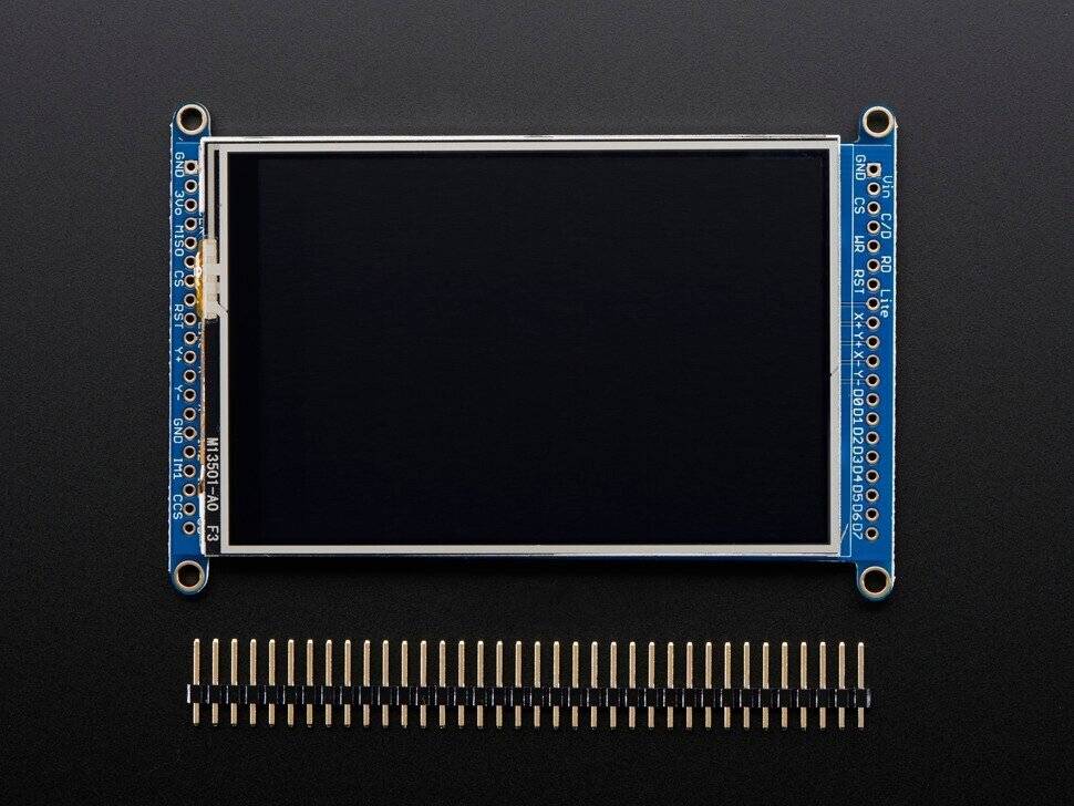 Adafruit 3.5inch TFT 320x480 Touchscreen Breakout Board with MicroSD Socket 2050-5