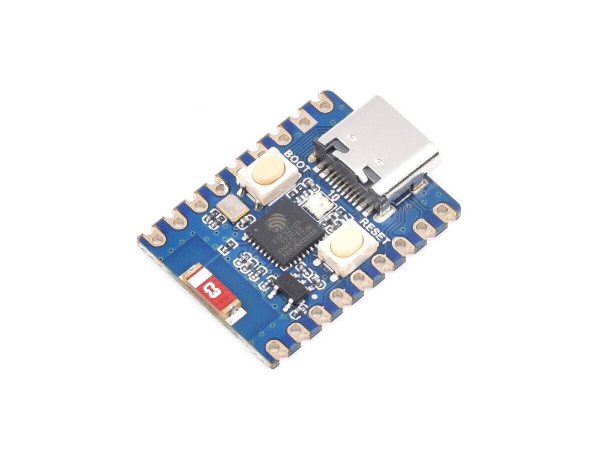WaveShare ESP32-C3 Mini Development Board ESP32-C3FN4 160MHz 2.4GHz Wi-Fi Bluetooth 5-0