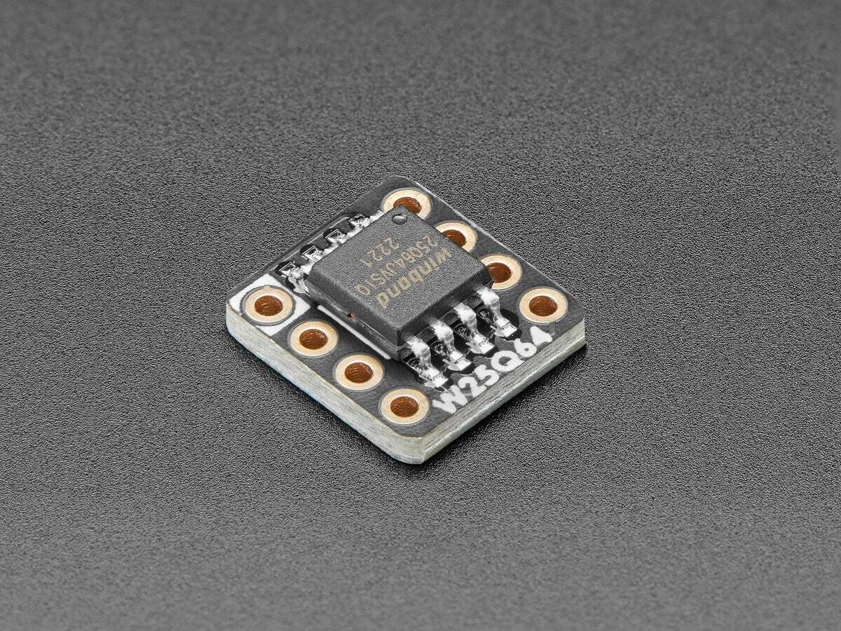 Adafruit QSPI DIP Breakout Board W25Q64 64MBit 8MByte 5633-0