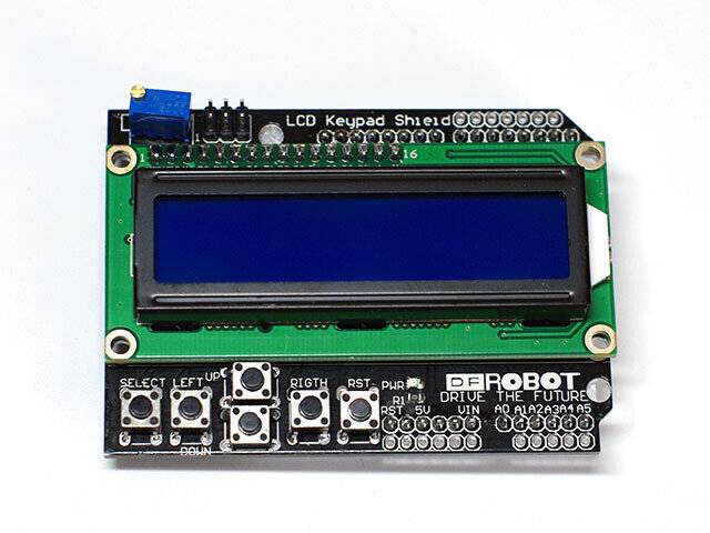Character 16x2 Blau LCD Display 1602 Rücklich LCD Keypad Shield 5V DC-0
