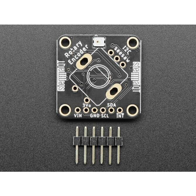 Adafruit I2C QT Rotary Encoder with NeoPixel STEMMA QT Qwiic-0