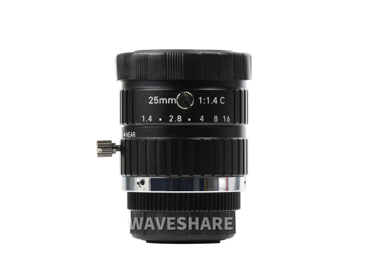 WaveShare 25mm Telephoto Lens for Raspberry Pi High Quality Camera-0