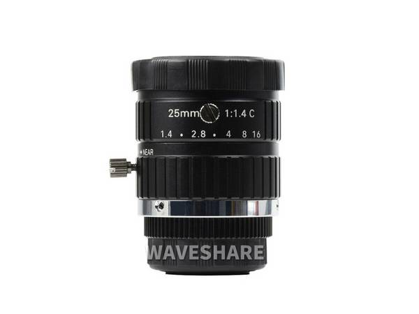 WaveShare 25mm Telephoto Lens for Raspberry Pi High Quality Camera