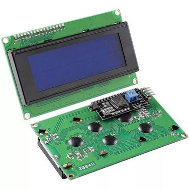 Character 20x4 LCD Display Module 2004 White on Blue 5V I2C Interface HD44780