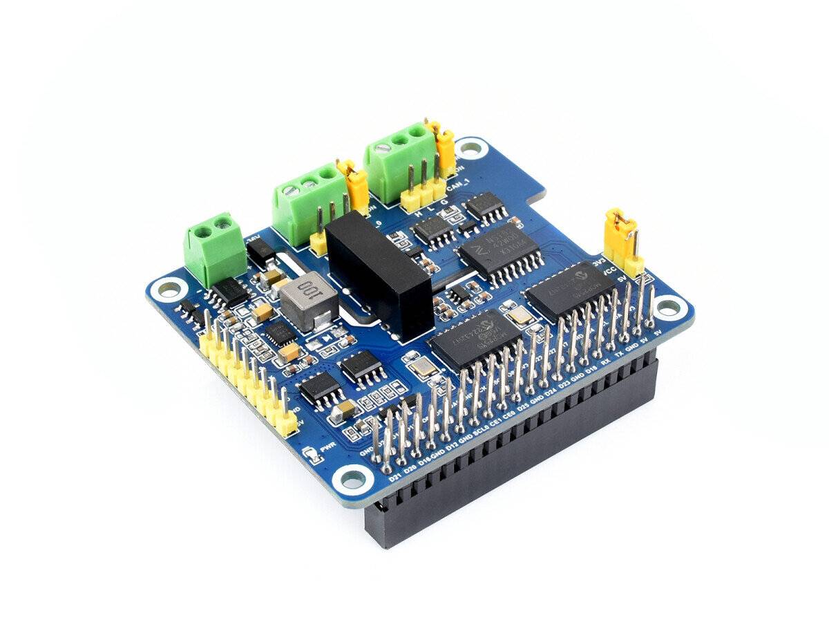 WaveShare 2CH Isolated CAN Bus Expansion HAT for Raspberry Pi-0